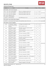 IS31FL3740-QFSL4-TR Datasheet Page 14