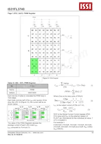 IS31FL3740-QFSL4-TR Datasheet Page 18