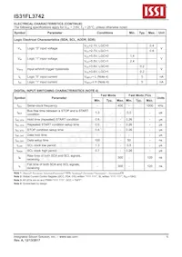 IS31FL3742-QFLS4-TR Datasheet Page 6