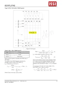 IS31FL3742-QFLS4-TR Datasheet Page 12