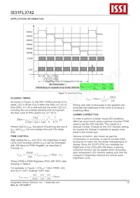 IS31FL3742-QFLS4-TR Datasheet Page 16
