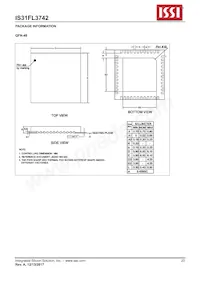 IS31FL3742-QFLS4-TR Datasheet Page 20