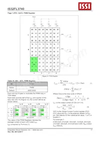 IS32FL3740-ZLA3 Datasheet Page 17