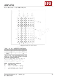 IS32FL3740-ZLA3 Datasheet Page 19