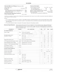ISL9206ADRUZ-T數據表 頁面 2