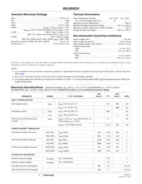 ISL95820IRTZ-T數據表 頁面 8