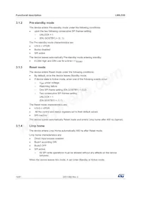 L99LD20Q6TR Datasheet Page 16