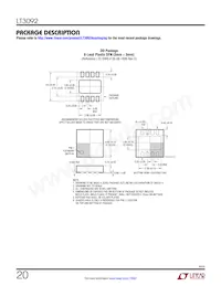 LT3092MPST Datasheet Page 20