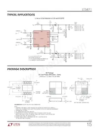 LT3471EDD 데이터 시트 페이지 15