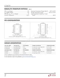 LT3479EDE Datasheet Page 2