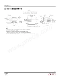 LT3592IDDB Datasheet Pagina 22