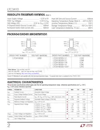 LTC3410ESC6-1.8 Datasheet Page 2