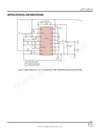 LTC3412EUF Datasheet Page 15