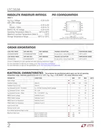 LTC3538EDCB Datasheet Pagina 2