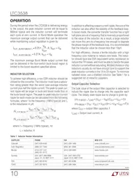 LTC3538EDCB Datasheet Pagina 10