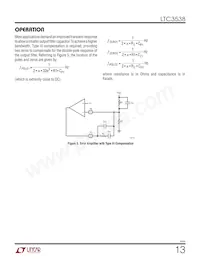 LTC3538EDCB Datasheet Pagina 13