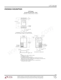 LTC3538EDCB Datasheet Pagina 15