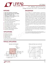 LTC3561EDD 데이터 시트 표지