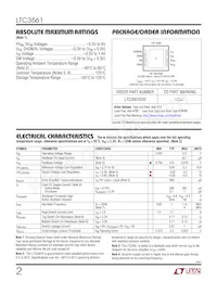 LTC3561EDD Datasheet Pagina 2