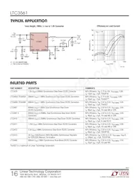 LTC3561EDD Datasheet Pagina 16