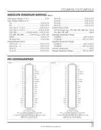 LTC6810HG-2#3ZZTRPBF Datasheet Page 3