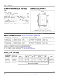 LTC6948IUFD-4 Datasheet Page 2