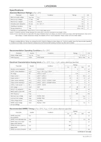LV52206XA-MH Datasheet Pagina 2