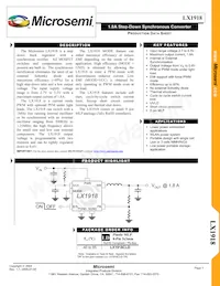 LX1918CLD-TR Datasheet Cover