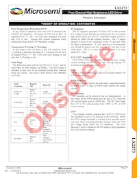 LX2273ILQ Datasheet Pagina 17