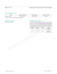 MAX14713EWL+TCKA Datasheet Page 9