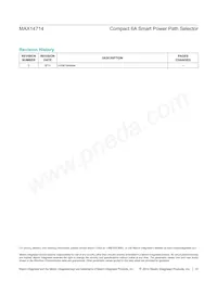 MAX14714EWL+T Datasheet Page 10