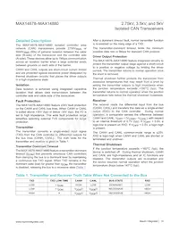 MAX14880AWE+T Datasheet Page 14