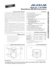 MAX1556ETB+TG52 Datasheet Cover