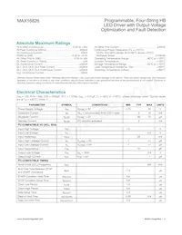 MAX16826AGJ/VY+ Datasheet Page 2