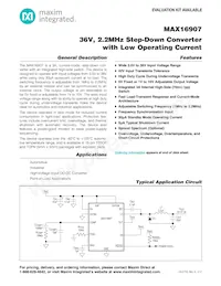 MAX16907RATE/V+CMF Datasheet Cover