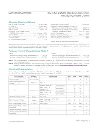 MAX16935CAUESB/V+ Datasheet Page 2
