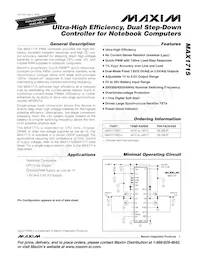 MAX1715EEI+TGC1 Datasheet Cover