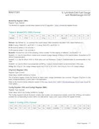 MAX17261METD+T Datasheet Page 17