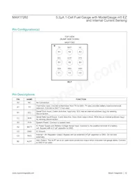 MAX17262REWL+ Datasheet Page 12