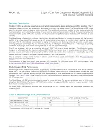 MAX17262REWL+ Datasheet Page 14