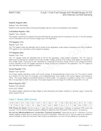 MAX17262REWL+ Datasheet Page 21