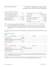 MAX17271ETE+T Datasheet Page 3