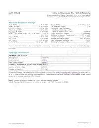 MAX17524ATJ+T Datasheet Page 2
