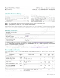 MAX17608ATC+T Datasheet Page 3