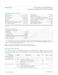 MAX17632AATE+ Datasheet Page 2