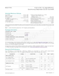 MAX17761ATC+T Datasheet Page 2