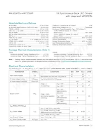 MAX20050ATC/V+ Datenblatt Seite 2