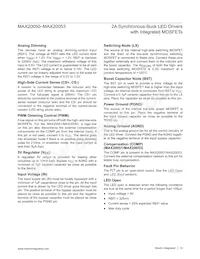 MAX20050ATC/V+ Datasheet Page 12
