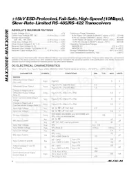 MAX3082ECSA+TG24 Datenblatt Seite 2
