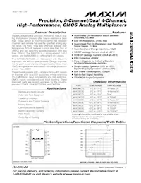 MAX308C/D Datasheet Cover